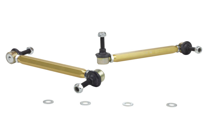 Whiteline KLC106 Front Sway Bar Link Kit Adjustable Ball End Links