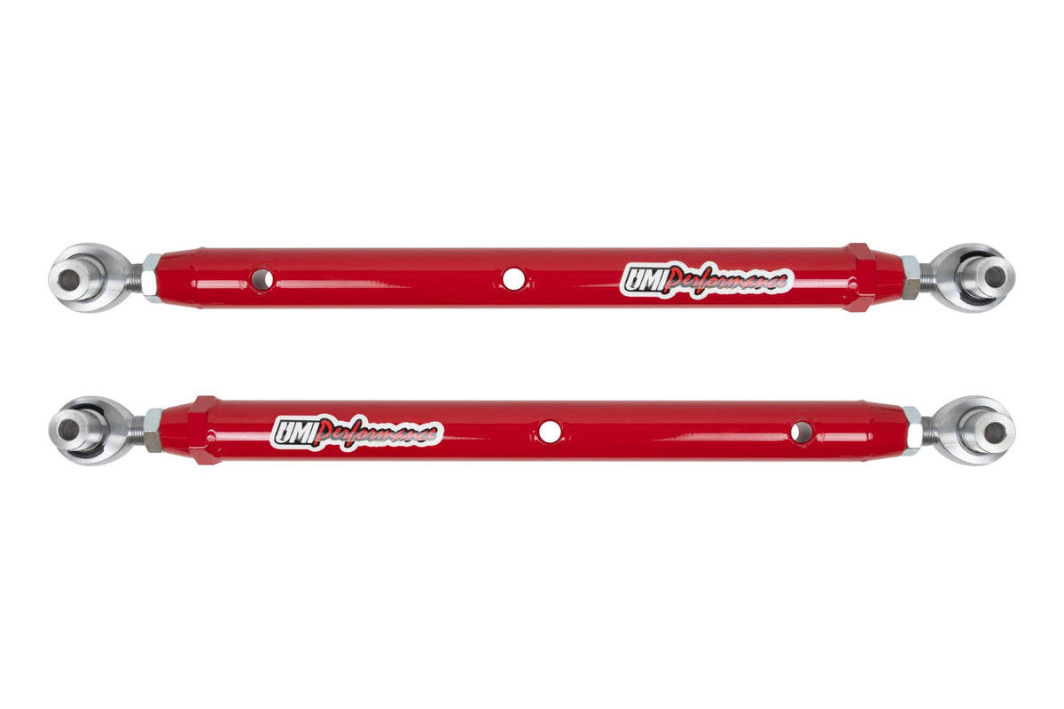 UMI Performance 4027-R Double Adjustable Lower Control Arms Red