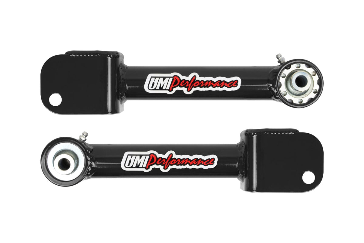 UMI Performance 4036-B Non Adjustable Upper Control Arms with Roto-Joint Black