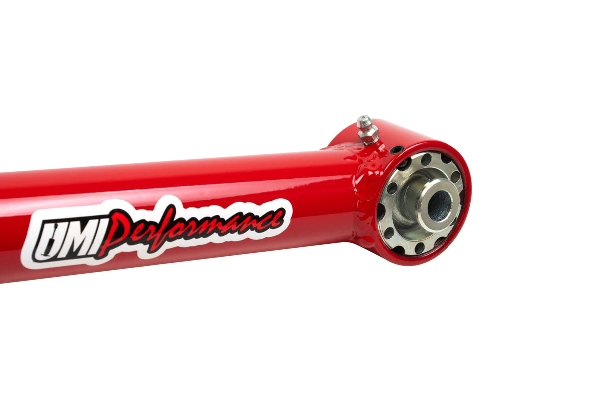 UMI Performance 4036-R Non Adjustable Upper Control Arms with Roto-Joint Red