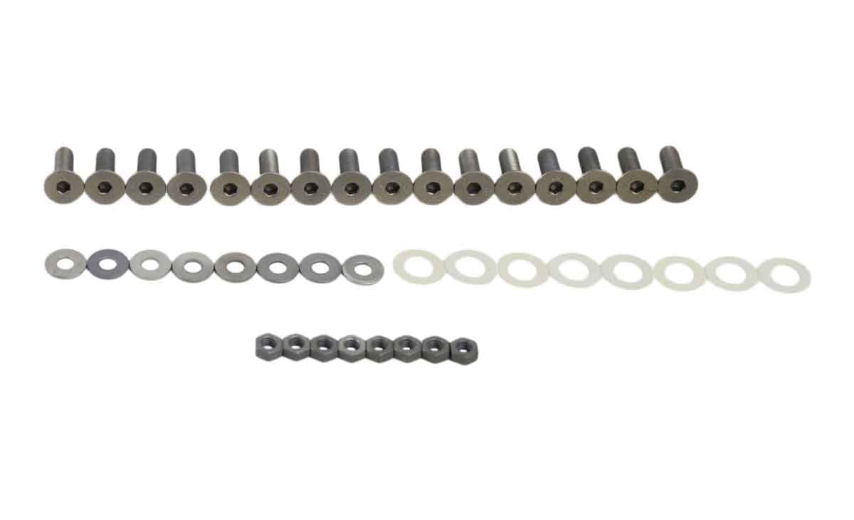 Kentrol 40576 Door Hinge Set 8 Piece for 2007-2018 Jeep Wrangler JKU 4-Door - Bare Grey