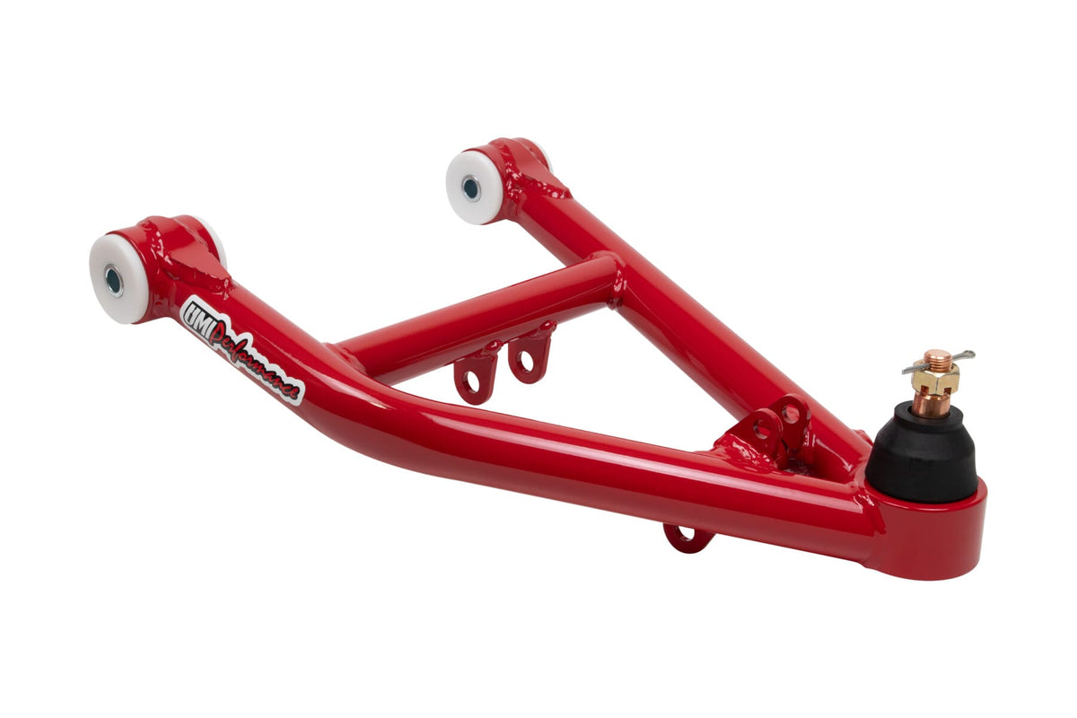 UMI Performance 4062-1-R Lower Front A-Arms Corner Max Tall Ball Joint Red