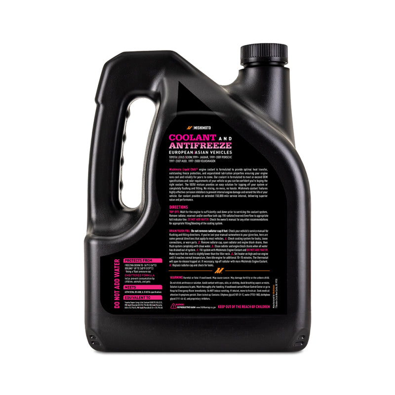 Mishimoto Liquid Chill EG Coolant, European/Asian Vehicles, Pink/Red - #MMRA-LC-EG-PK