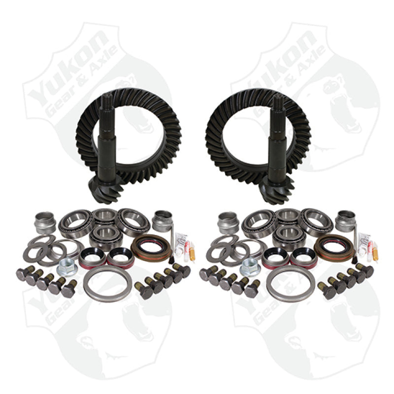Yukon Gear & Axle YGK009 Gear & Install Kit Package for Jeep TJ Rubicon 4.56 Ratio