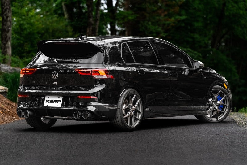 MBRP 2022 VW Golf R MK8 3in Cat-Back Quad Split Rear Non-Valved Exhaust
