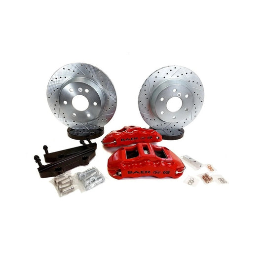 Baer Brakes 03-15 Cadillac Escalade ESV 14in Extreme Rear SDZ Brake Kit - Fire Red