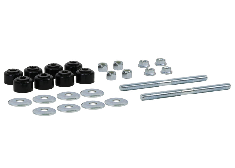 Whiteline W21806S Universal Sway Bar Link Threaded Rod with Poly Bushings 140mm