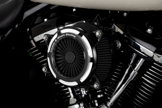 Vance & Hines 41113 VO2 Onyx Intake Black Contrast for 1991-2022 Harley-Davidson Sportster