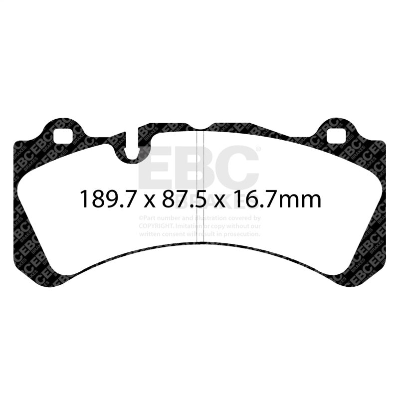 EBC 2019-2023 Volvo S60 Polestar 2.0T & Electric Bluestuff Front Brake Pads DP5071NDX