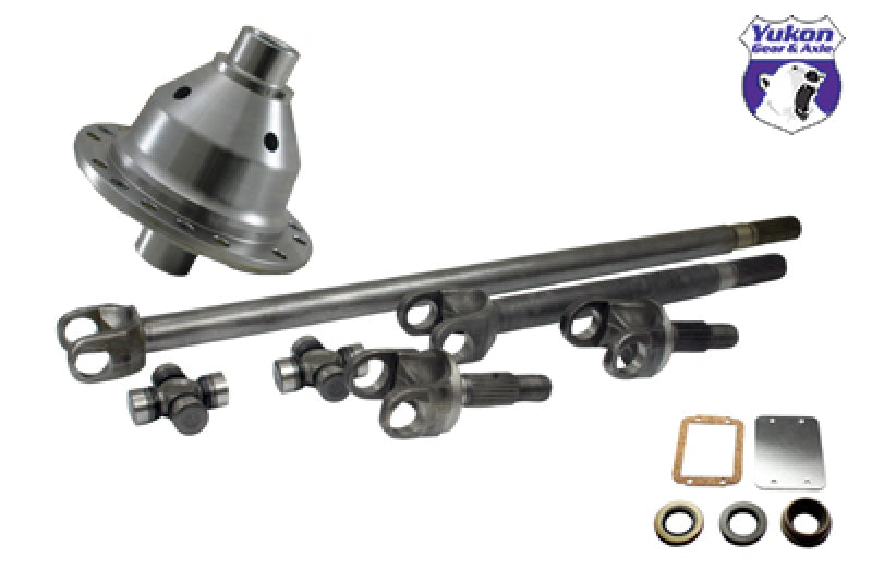 Yukon Gear & Axle YA W24160-YGL 30 Spline 4340 Chrome-Moly Axle & Grizzly Locker Kit For Jeep TJ / XJ / YJ & Zj
