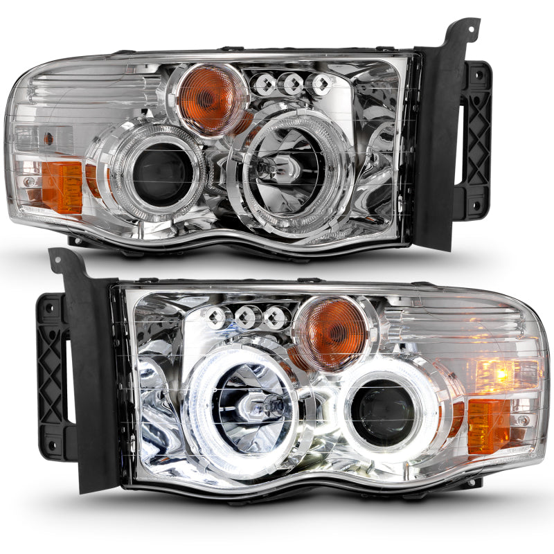 ANZO 2002-2005 Dodge Ram 1500 LED Projector Headlights