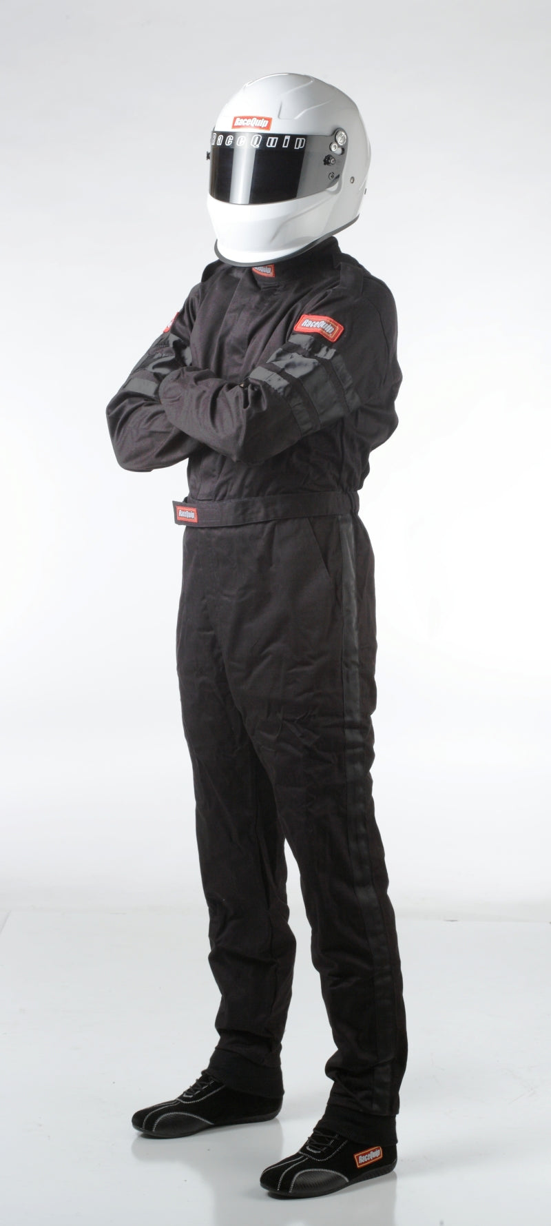 RaceQuip 110006 Black SFI-1 1-Layer Suit - XL