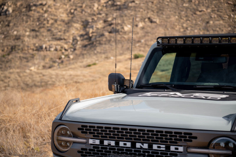 DV8 Offroad 2021 Ford Bronco A Pillar Dual Light Pod Drop Mounts - #LBBR-08