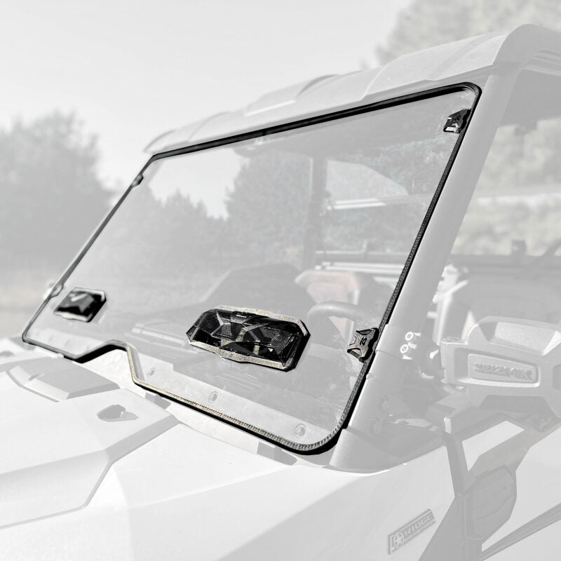 Seizmik 24+Kawasaki Ridge Ranch Tool Less Windshield - UV 50-55316KIT