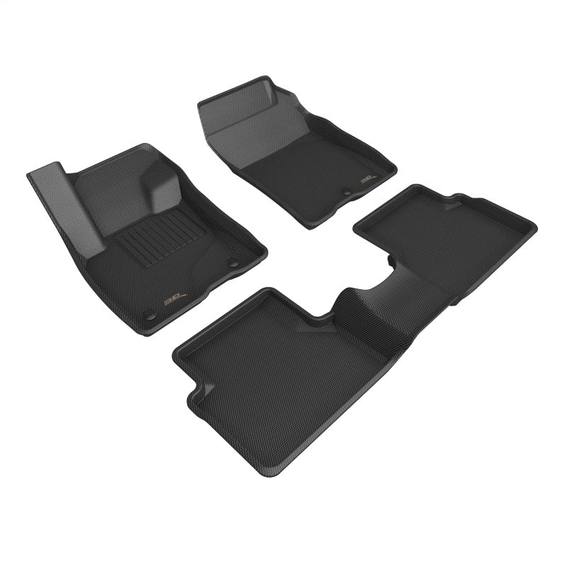 3D MAXpider Kagu Front & Rear Floor Mats for 2022-2024 Ford Maverick