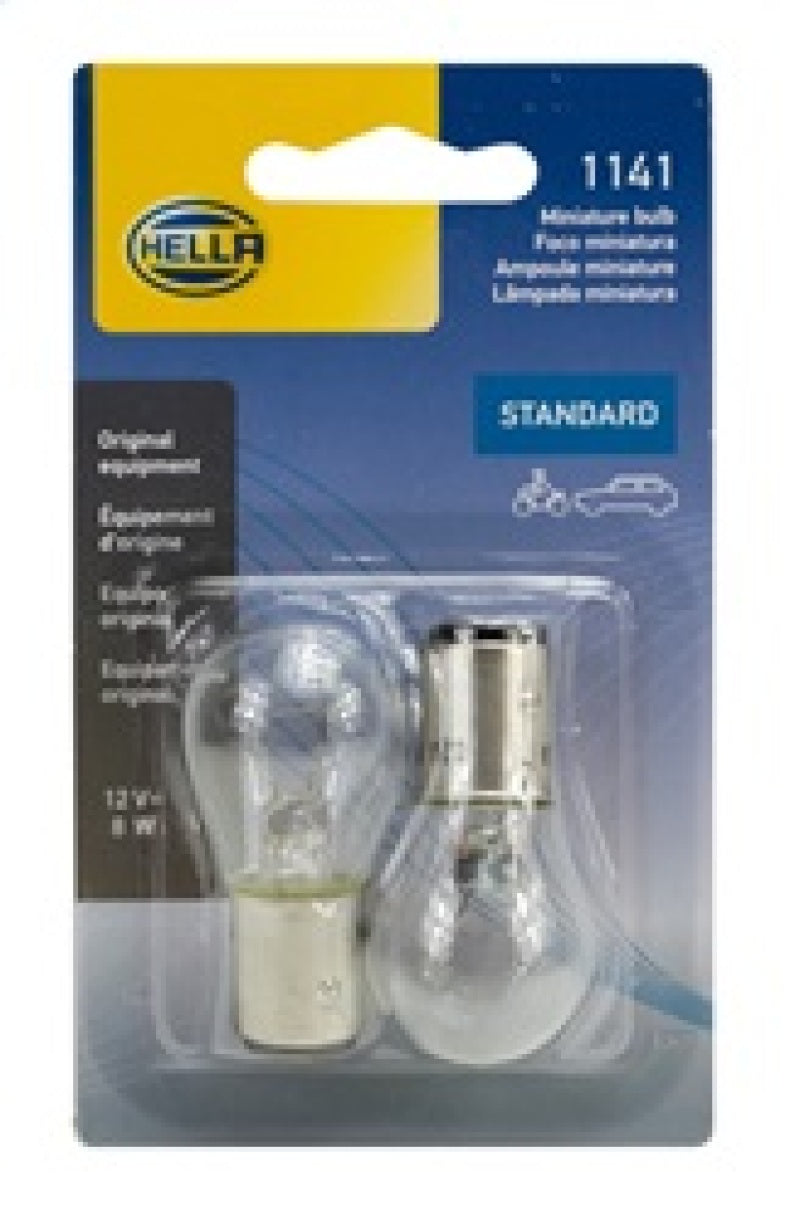HELLA 1141TB 1141 12V 18W BA15s S8 Bulbs Pair