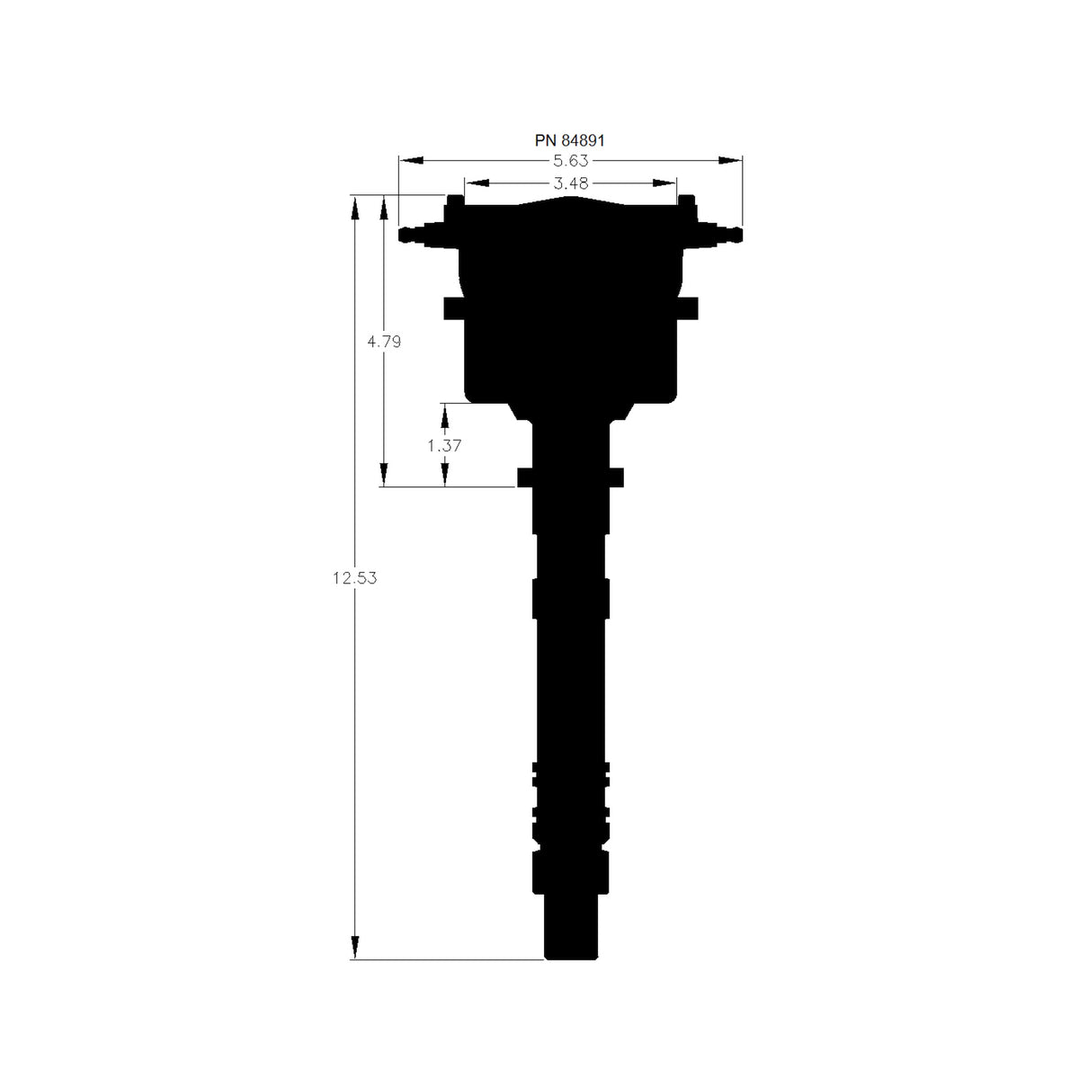 MSD 84891 for Chevy Flat Top Pro-Billet Distributor