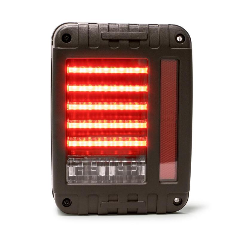 DV8 Offroad 07-18 Jeep Wrangler JK Octagon LED Tail Light - #TLJK-02