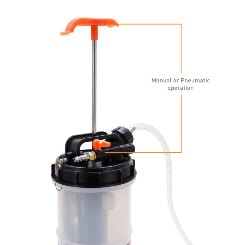 Mishimoto Fluid Extractor Manual and Pneumatic - 9.5L - #MMTL-FEX-MP95