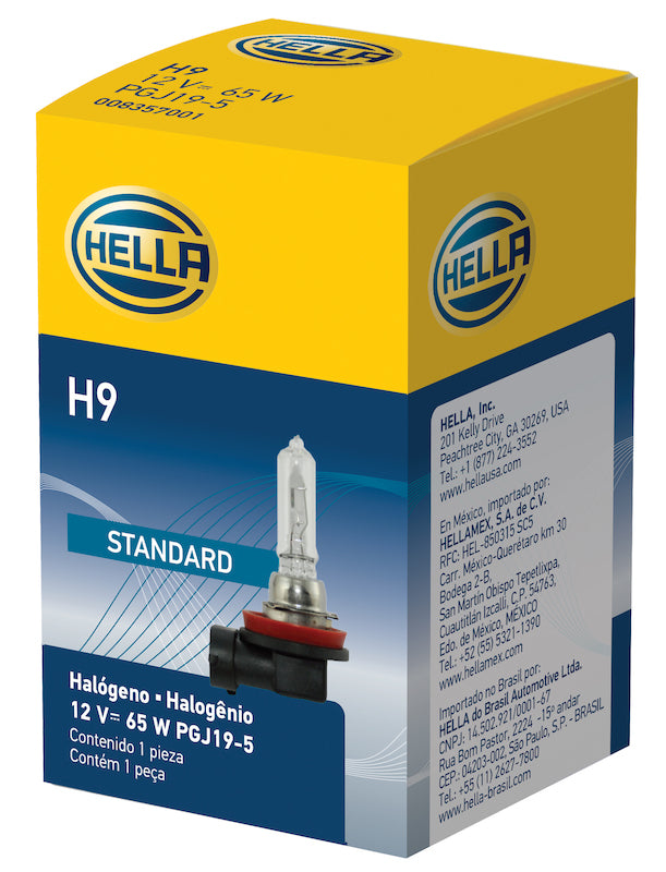 HELLA H9 12V 65W PGJ19-5 T4 Bulb