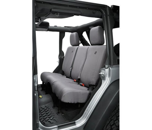 Bestop 13-18 Jeep Wrangler JK 4-Door Rear Seat Covers (Charcoal)