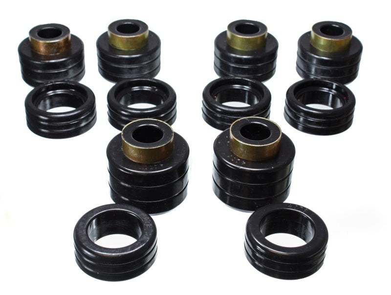 Energy Suspension for Chevy Pickup 2&4Wd Body Mounts - Black 3.4123G