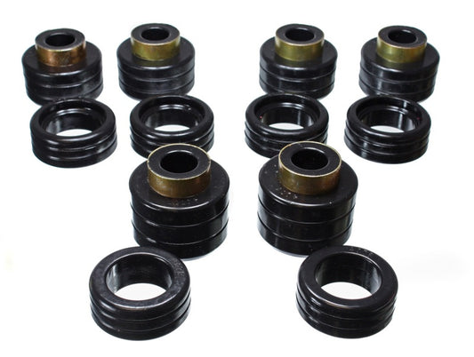 Energy Suspension for Chevy Pickup 2&4Wd Body Mounts - Black 3.4123G