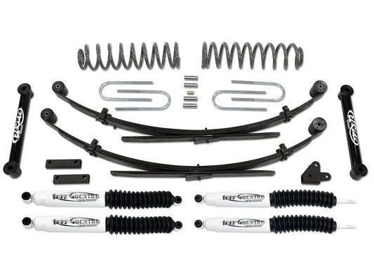 Tuff Country 43802KN 3.5in Lift Kit with Rear Leaf Springs SX8000 for 1987-2001 Jeep Cherokee 4WD