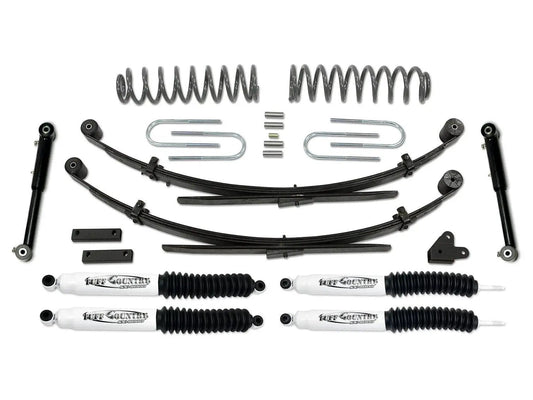 Tuff Country 43803KH 3.5in Lift Kit EZ-Flex with Rear Springs SX6000 for 1987-2001 Jeep Cherokee 4WD