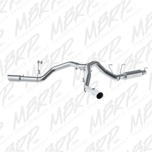 MBRP Ram 2500 6.4L 4in T409 Dual Side Split Outlet Cat Back Exhaust