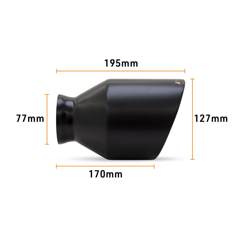 Mishimoto 15-23 Dodge Charger/Challenger Muffler Tip Pair - 5in - Black - #MMEXH-TIP-MOPARBK