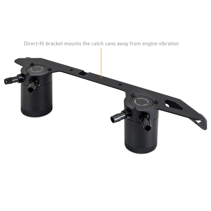 Mishimoto 2023+ Ford Bronco 2.7L Baffled Oil Catch Can System - #MMBCC-BR27-23S