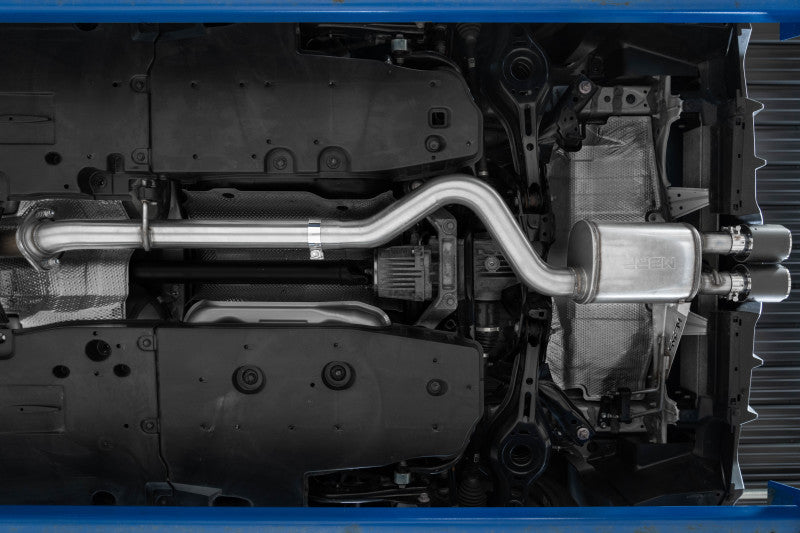 MBRP S43033CF 2023 Toyota Corolla GR 1.6L T304 SS 3in Cat-Back Dual Center Rear w/ Carbon Fiber Tips - #S43033CF