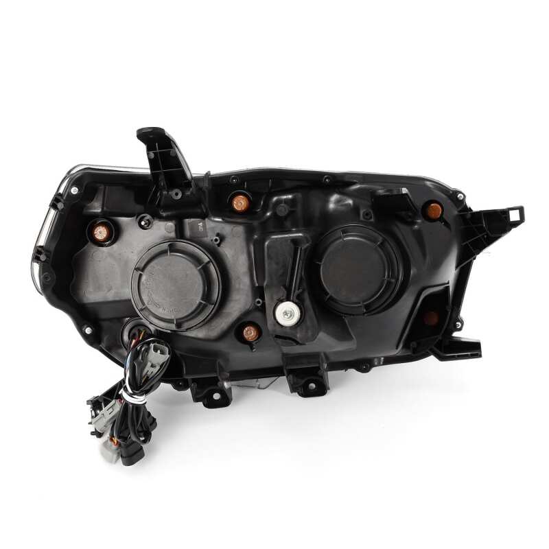 AlphaRex 880755 10-13 Toyota 4Runner PRO-Series Projector Headlights Plank Style Black w/Sequential Signal/DRL