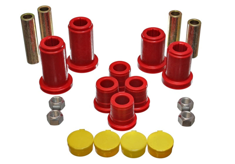 Energy Suspension for 98-99 Tahoe/Yukon Red Front End C/A Bushing Set 3.3180R