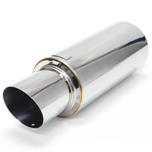 BLOX Racing 2.5 inch Universal Street Muffler - Turndown Tip BXEX-00107
