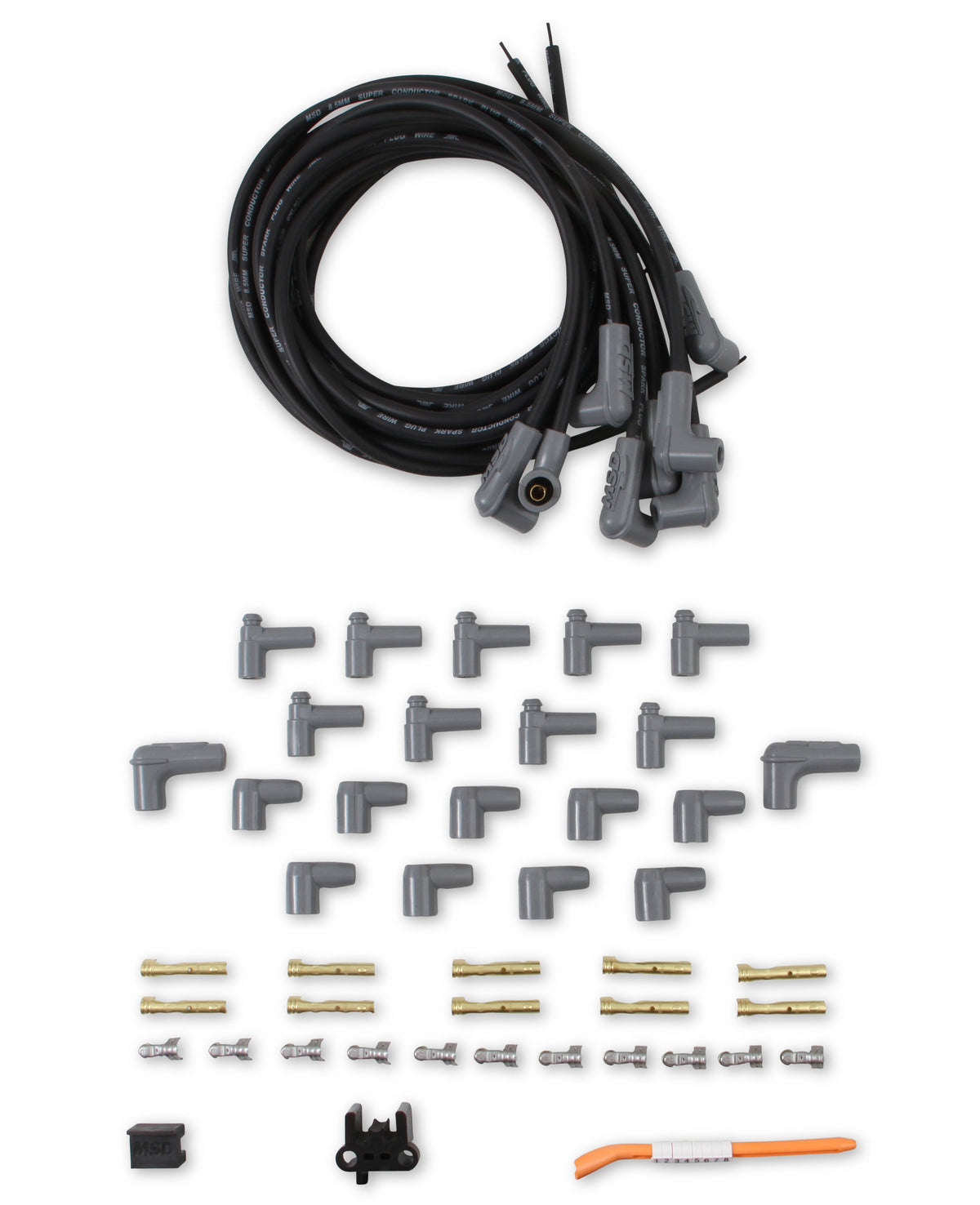 MSD 31233 Black Super Conductor Universal 8 cyl. 90°