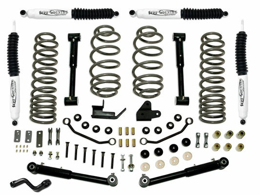Tuff Country 44902KN 4in Lift Kit EZ-Flex SX8000 for 1997-2006 Jeep Wrangler TJ