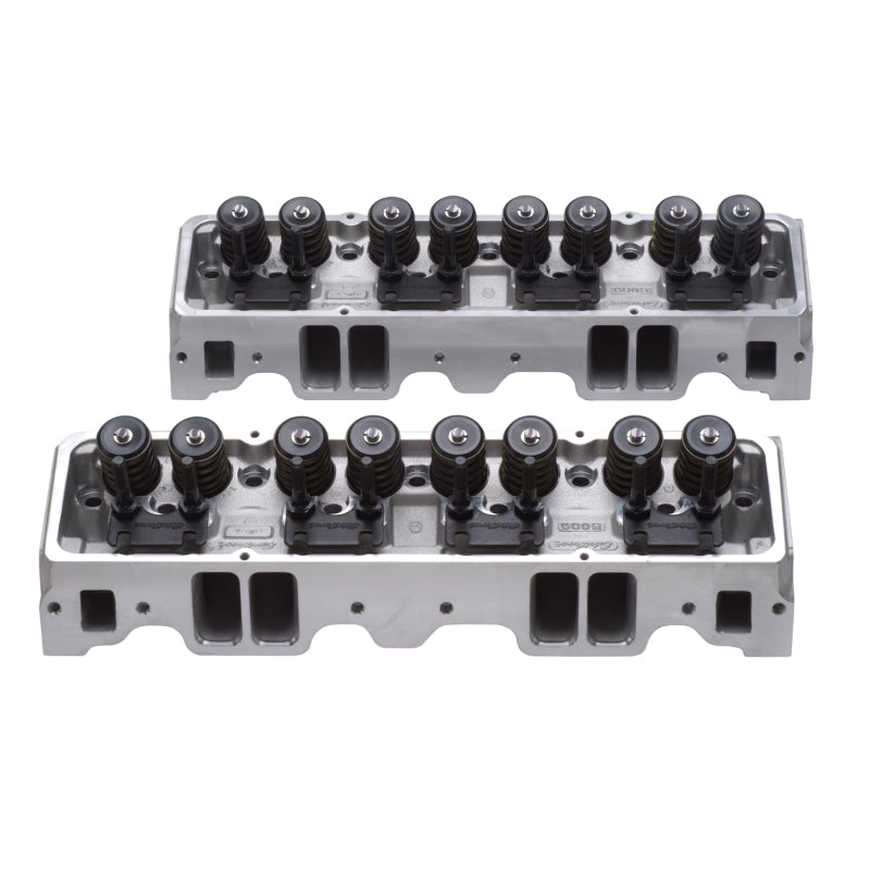 Edelbrock 5085 1 Pair Cylinder Head E-210 SBC 64cc Performer RPM (Complete Pair)