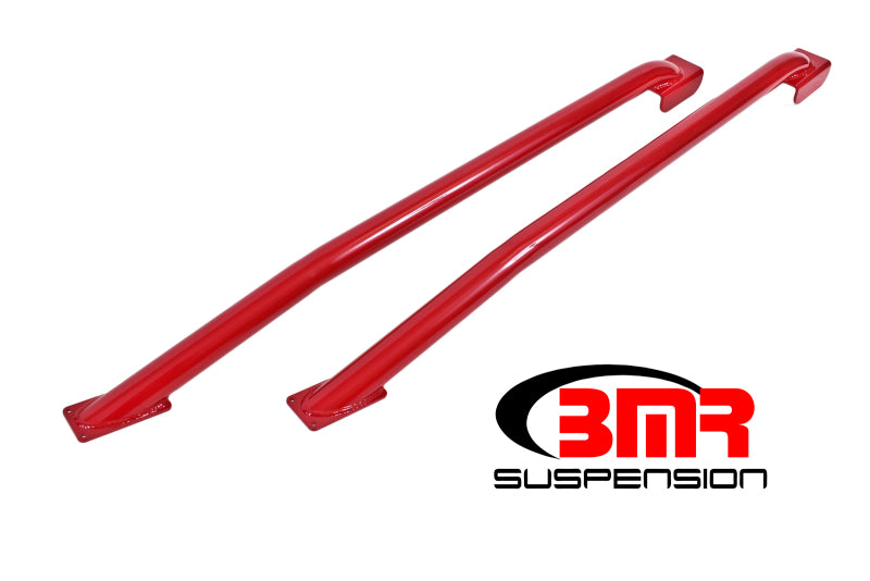 BMR 1979-2004 Fox Mustang Hardtop Only Weld-On Boxed STD. Subframe Connectors - Red