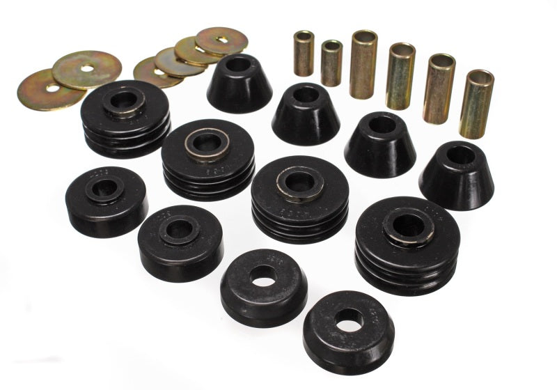 Energy Suspension for GM Cab Mount Set - Black 3.4108G