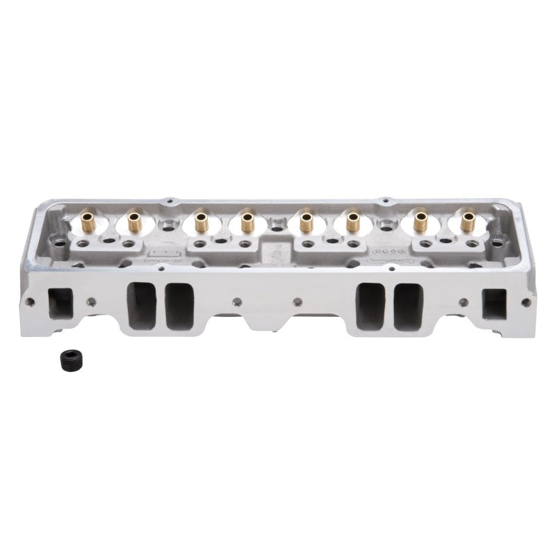 Edelbrock 60887 Cylinder Head SBC NHRA Legal 64cc Straight Plug Bare Single