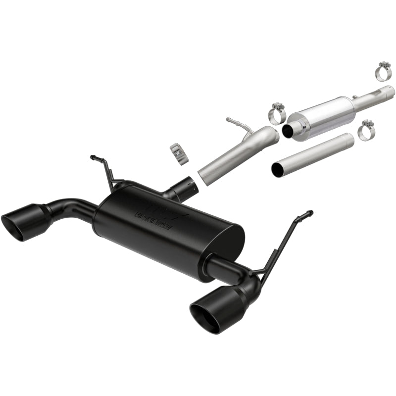 MagnaFlow 19327 Cat-Back 12-16 Jeep Wrangler GT 3.6L V6 Black Tips - #19327