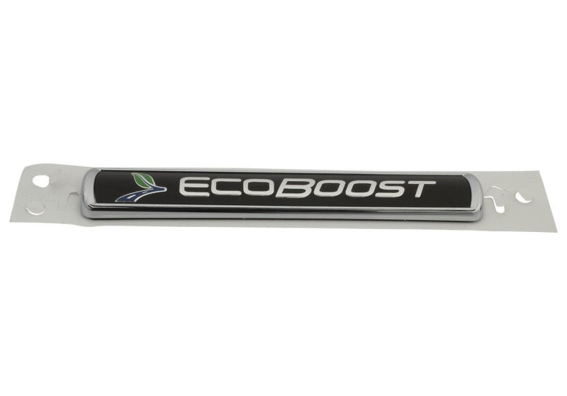 Ford Racing Black/Silver for EcoBoost Emblem 3-1/2in x 9/16in - Set of 2
