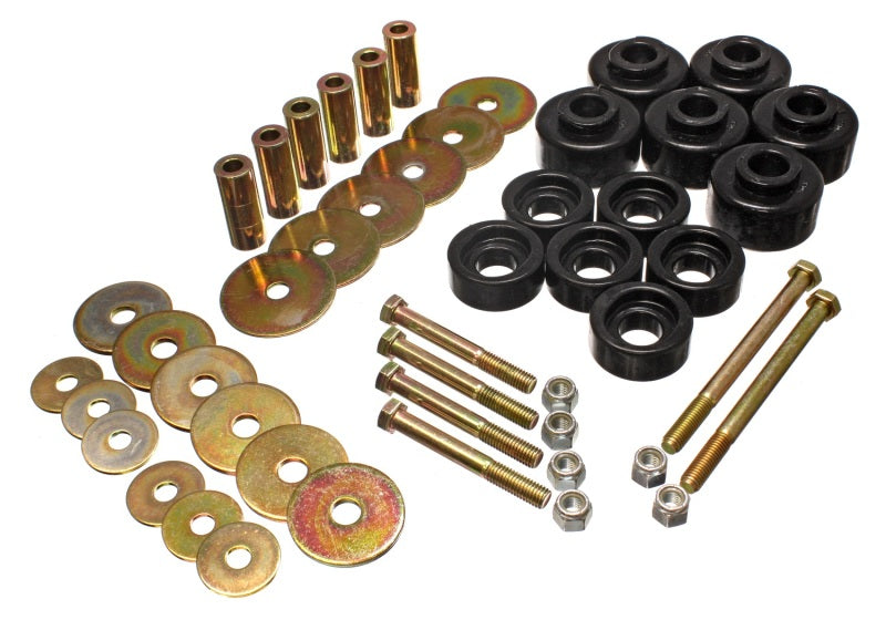 Energy Suspension for 97-03 Ford F-100/F-150 2WD Black Body Mount Set 4.4113G