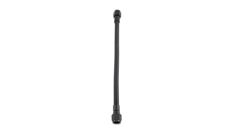 Vibrant PTFE Flex Hose Assembly -6AN 18in Length Hose End Style