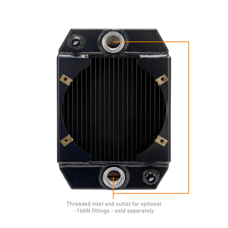 Mishimoto Universal Drag Race Performance Aluminum Radiator - Black - #MMRAD-UNI-DRGBK