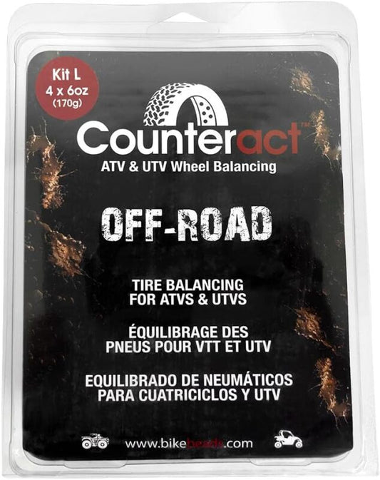 Counteract KIT L ATV/UTV Balancing Bead DIY Kit (4) 6oz Bags
