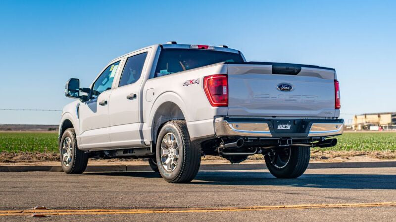 Borla 140862BC F-150 2021 2.7L/3.5L 4dr CC SB EC STB Lar/KingR/Plnm/LTD 3/2.25 SRE CB Touring BLK CHR Tips - #140862BC