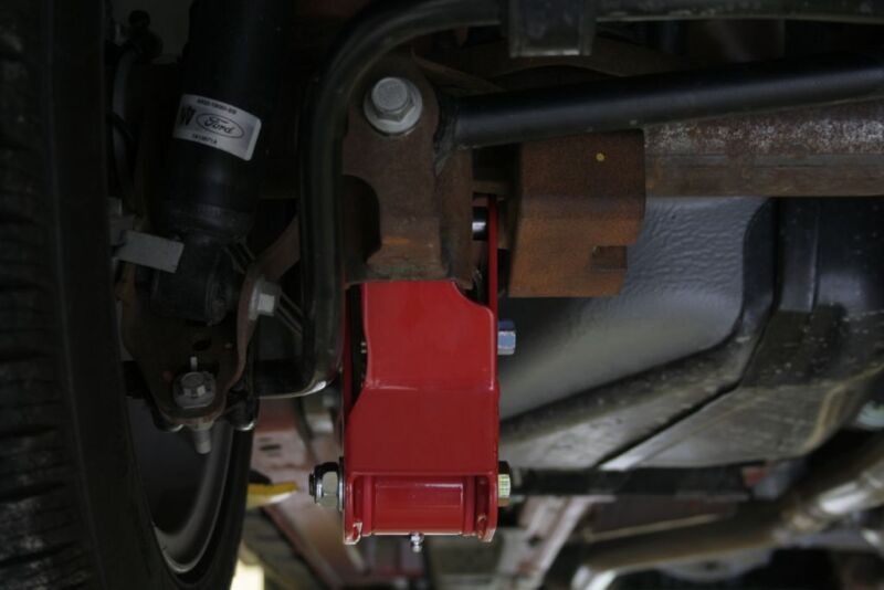UMI Performance 103560-R Rear Anti-Hop Kit Stage 1 Red for 2005-2014 Mustang